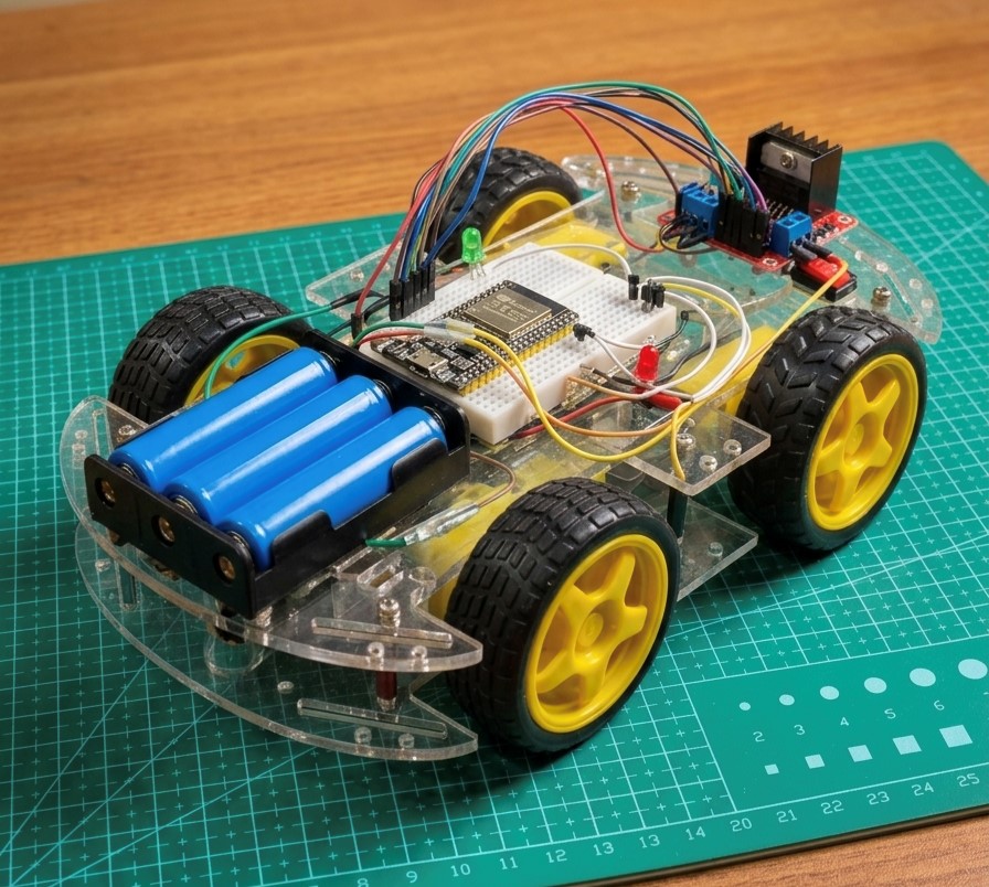صورة مشروع Gesture-Controlled Smart Rover for Assisted Mobility