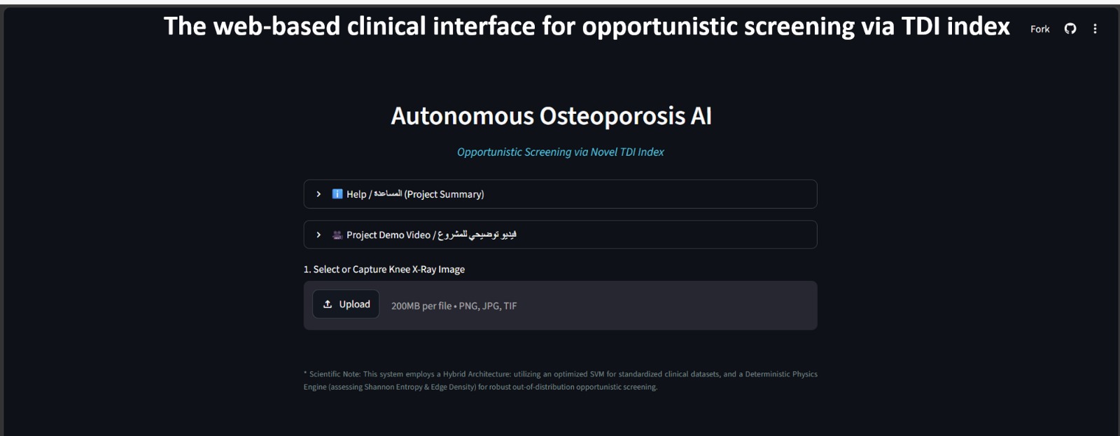 صورة مشروع Autonomous Opportunistic Osteoporosis Screening via Novel Trabecular Disruption Index (TDI)