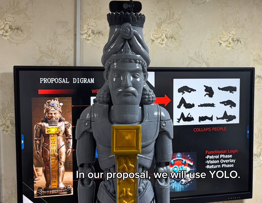 صورة مشروع Intelligent Babylonian Robot for Detecting Emergency Humanitarian Situations