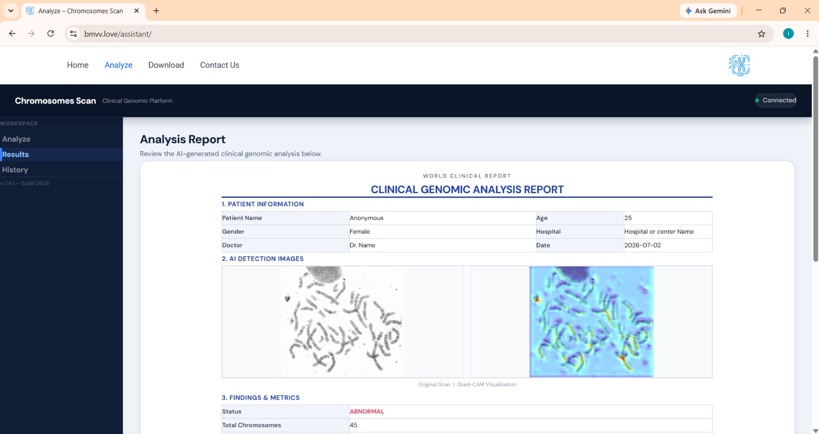 صورة مشروع Real-Time Automated Chromosome Segmentation and Probabilistic Inference Platform for Genetic Syndromes Using Artificial Intelligence