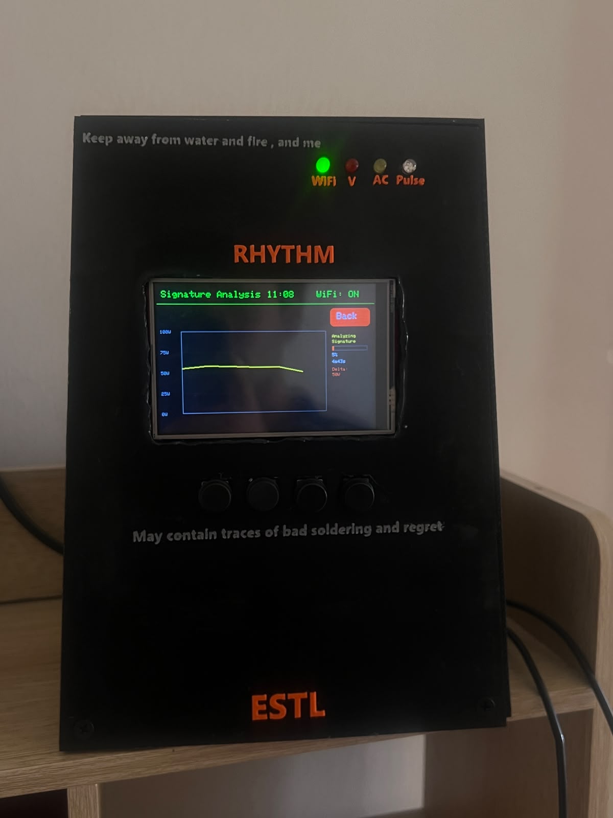 صورة مشروع A Non-Intrusive Load Monitoring (NILM) System Using ESP32 and Machine Learning for Real-Time Appliance Recognition