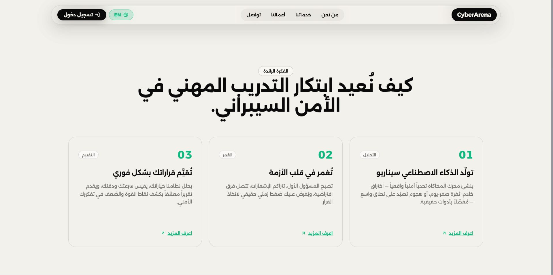 صورة مشروع CyberArena: A Hybrid Neuro-Symbolic AI Framework for Dynamic Cybersecurity Challenge Generation and Adaptive Training