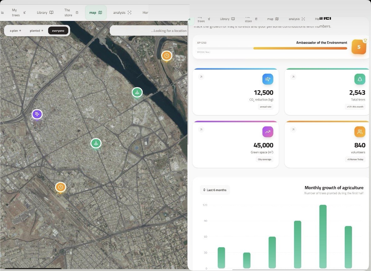 صورة مشروع An AI-Powered Smart Application for Sustainable Afforestation and Plant Disease Diagnosis