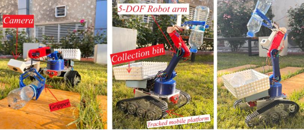 صورة المشروع: Implementation of a Sustainable Smart Robotic System for Outdoor Plastic Waste Collection