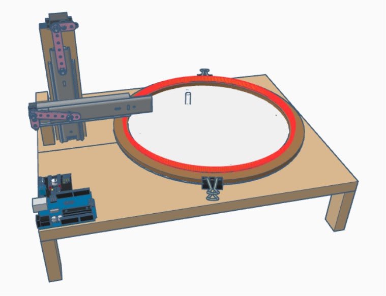صورة المشروع: GeoString An End-to-End Automated String Art Generation and Physical Fabrication Platform Based on Greedy Image Processing and Arduino-Microcontroller